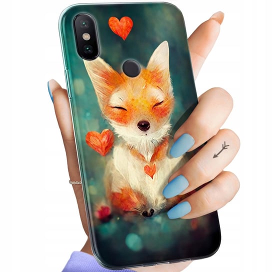 Etui Do Xiaomi Mi A2 Lite Wzory Liski Lisy Fox Obudowa Pokrowiec Case Xiaomi