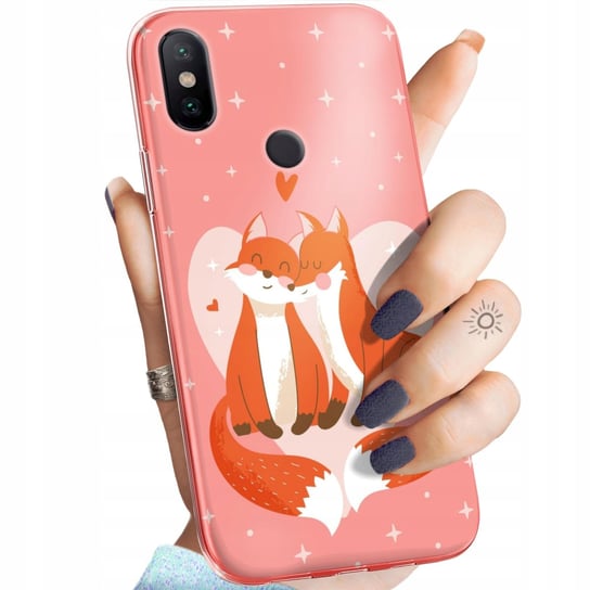 ETUI DO XIAOMI MI A2 LITE WZORY LOVE MIŁOŚĆ ZAKOCHANIE OBUDOWA POKROWIEC Xiaomi