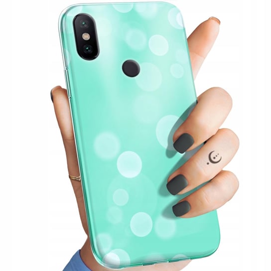 ETUI DO XIAOMI MI A2 LITE WZORY MIĘTOWE MIĘTA MINT OBUDOWA POKROWIEC CASE Xiaomi