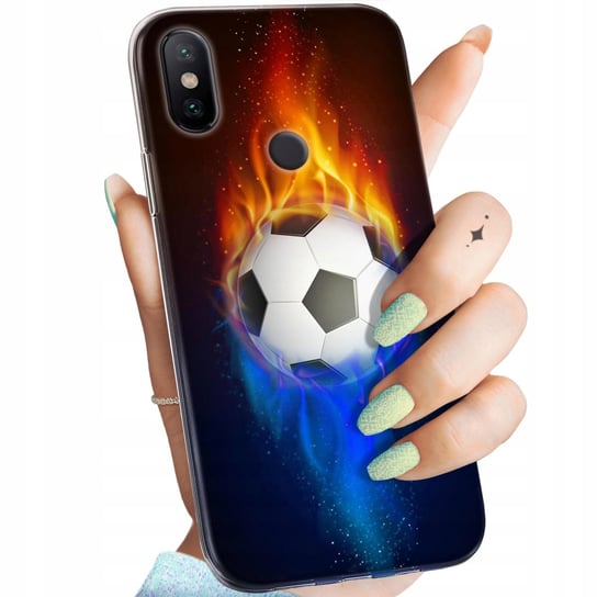 Etui Do Xiaomi Mi A2 Lite Wzory Sport Piłkarskie Piłka Nożna Obudowa Case Xiaomi
