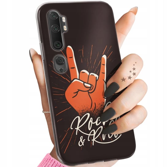 ETUI DO XIAOMI MI NOTE 10 / 10 PRO WZORY ROCKOWE ROCK ROCK AND ROLL GITARA Xiaomi