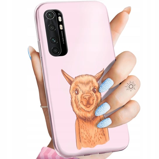 ETUI DO XIAOMI MI NOTE 10 LITE WZORY LAMA ALPAKA ANDY OBUDOWA POKROWIEC Xiaomi