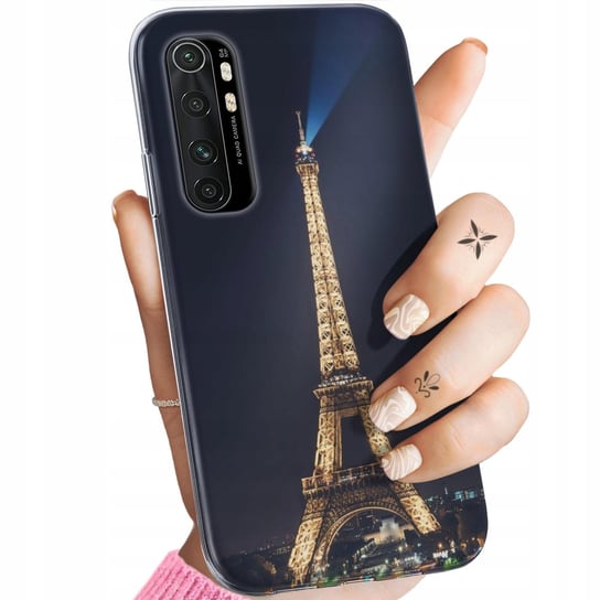 Etui Do Xiaomi Mi Note 10 Lite Wzory Paryż Francja Eiffel Obudowa Pokrowiec Xiaomi