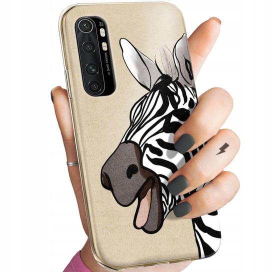 ETUI DO XIAOMI MI NOTE 10 LITE WZORY ZEBRA ZEBERKA PASKI OBUDOWA POKROWIEC Xiaomi