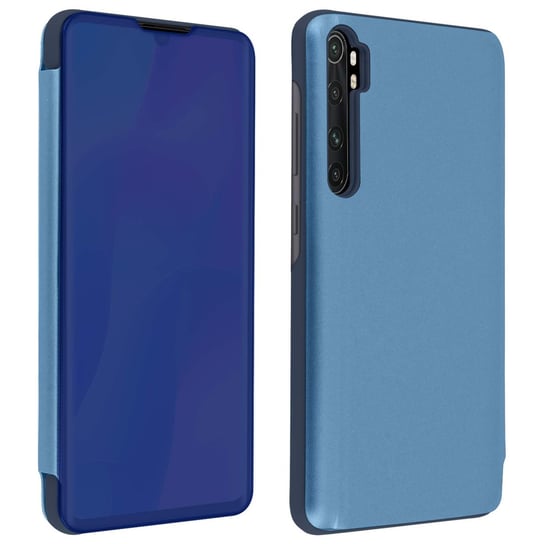 Etui do Xiaomi Mi Note 10 Lite z klapką Translucent Mirror Design - niebieskie Avizar