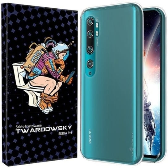 ETUI DO XIAOMI MI NOTE 10 TWARDOWSKY LESS + SZKŁO TWARDOWSKY