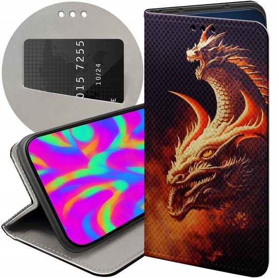 ETUI DO XIAOMI NOTE 9 PRO / NOTE 9S WZORY SMOKI DRAGON TANIEC SMOKÓW CASE Xiaomi