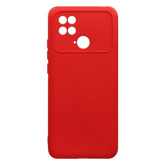 Etui Do Xiaomi Poco C40 Półsztywne Miękkie W Dotyku Cienkie Czerwone Avizar