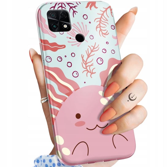 Etui Do Xiaomi Poco C40 Wzory Axolotl Aksolotl Z Aksolotlem Obudowa Case Xiaomi