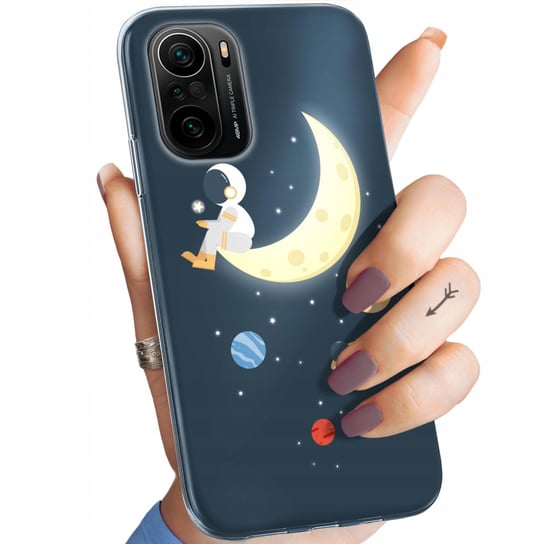 Etui Do Xiaomi Poco F3 / F3 Pro Wzory Księżyc Gwiazdy Kosmos Planety Case Xiaomi