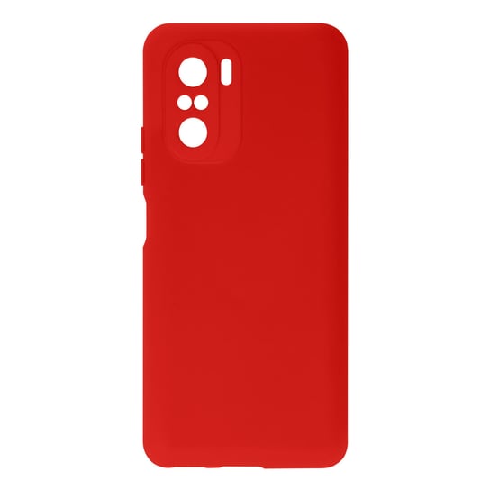 Etui Do Xiaomi Poco F3 / Mi 11I Silikonowe Półsztywne Soft Touch Czerwone Avizar