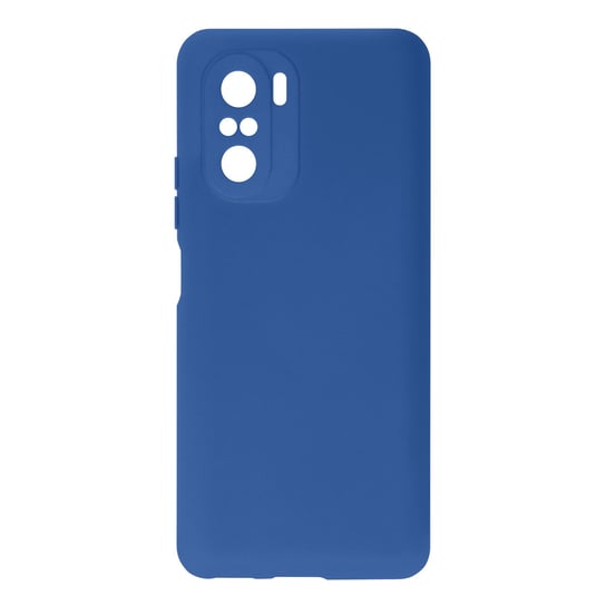 Etui do Xiaomi Poco F3 / Mi 11i Silikonowe Półsztywne Soft Touch niebieskie Avizar