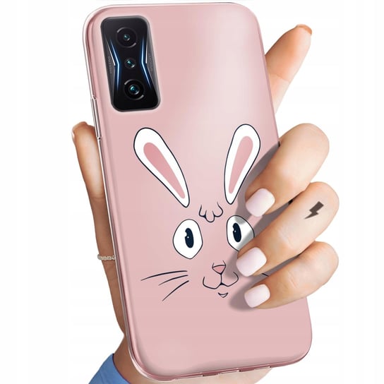 Etui Do Xiaomi Poco F4 Gt Wzory Królik Zając Bunny Obudowa Pokrowiec Case Xiaomi