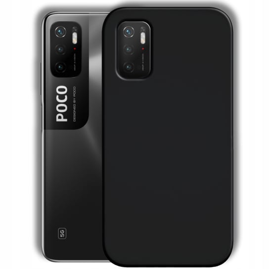 Etui Do Xiaomi Poco M3 Pro / M3 Pro 5G Gumowe Obudowa Czarne Matowe Silikon Xiaomi