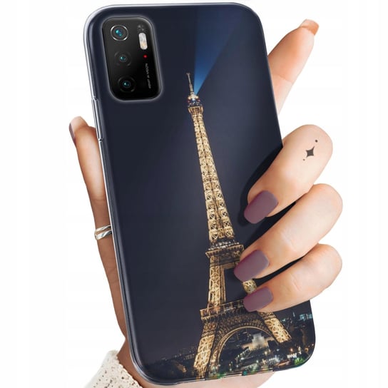 Etui Do Xiaomi Poco M3 Pro / M3 Pro 5G Wzory Paryż Francja Eiffel Obudowa Xiaomi