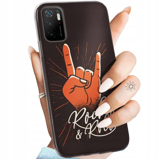 ETUI DO XIAOMI POCO M3 PRO / M3 PRO 5G WZORY ROCKOWE ROCK ROCK AND ROLL Xiaomi