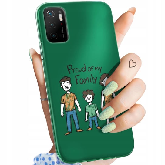 ETUI DO XIAOMI POCO M3 PRO / M3 PRO 5G WZORY RODZINA FAMILIA DOM OBUDOWA Xiaomi