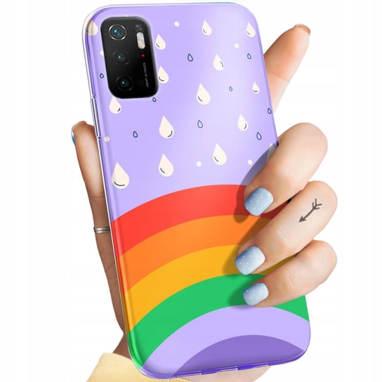Etui Do Xiaomi Poco M3 Pro / M3 Pro 5G Wzory Tęcza Rainbow Obudowa Case Xiaomi