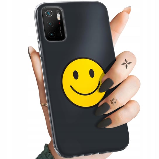 Etui Do Xiaomi Poco M3 Pro / M3 Pro 5G Wzory Uśmiech Smile Emoji Obudowa Xiaomi