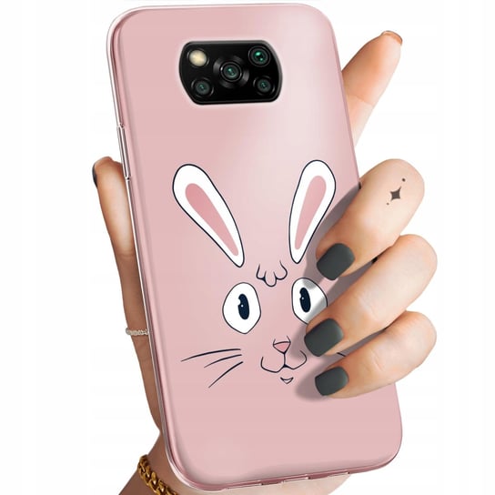 Etui Do Xiaomi Poco X3 Nfc Wzory Królik Zając Bunny Obudowa Pokrowiec Case Xiaomi