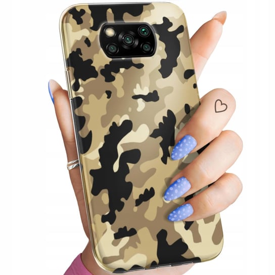 Etui Do Xiaomi Poco X3 Nfc Wzory Moro Wojskowe Militarne Obudowa Pokrowiec Xiaomi