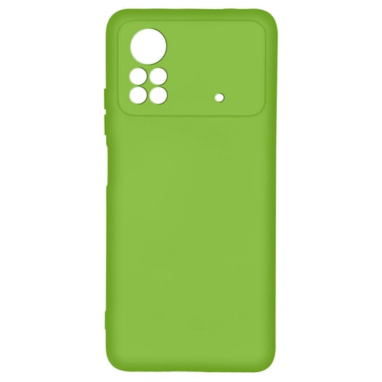 Etui Do Xiaomi Poco X4 Pro 5G Silikonowe Półsztywne Miękkie W Dotyku Delikatne Zielone Avizar