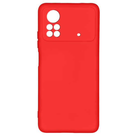 Etui Do Xiaomi Poco X4 Pro 5G Silikonowe Półsztywne Miękkie W Dotyku Fine Czerwone Avizar
