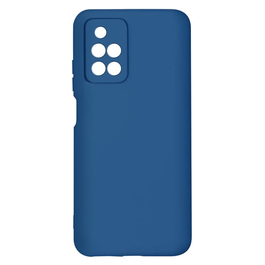 Etui do Xiaomi Redmi 10 Silikonowe półsztywne Soft-touch Wykończenie niebieskie Avizar