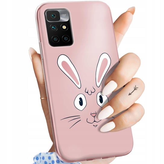 Etui Do Xiaomi Redmi 10 Wzory Królik Zając Bunny Obudowa Pokrowiec Case Xiaomi