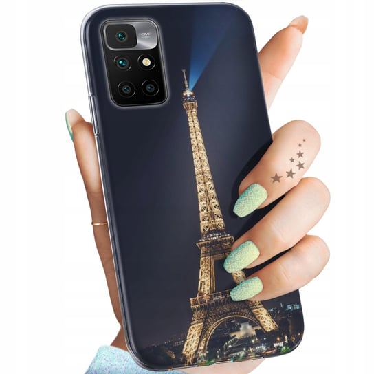 Etui Do Xiaomi Redmi 10 Wzory Paryż Francja Eiffel Obudowa Pokrowiec Case Xiaomi
