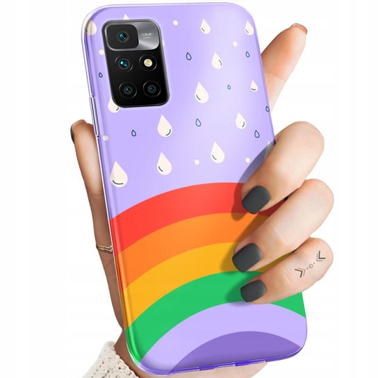 Etui Do Xiaomi Redmi 10 Wzory Tęcza Rainbow Obudowa Pokrowiec Case Xiaomi