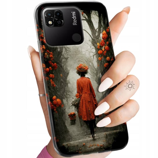 Etui Do Xiaomi Redmi 10A Wzory Jesień Liście Autumn Obudowa Pokrowiec Case Xiaomi