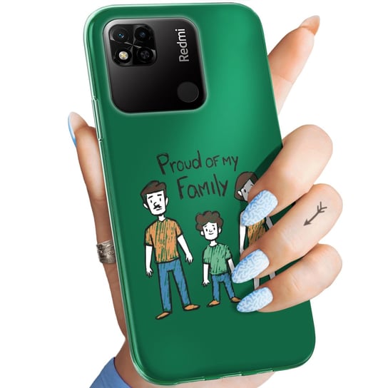 Etui Do Xiaomi Redmi 10A Wzory Rodzina Familia Dom Obudowa Pokrowiec Case Xiaomi