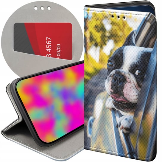 ETUI DO XIAOMI REDMI 12 4G / 12 5G WZORY MOPS BULDOG FRANCUSKI ANGIELSKI Xiaomi