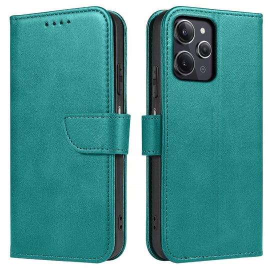 Etui do Xiaomi Redmi 12 4G Skórzane SKIN + Szkło Krainagsm