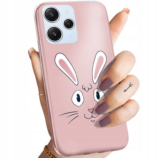 Etui Do Xiaomi Redmi 12 Wzory Królik Zając Bunny Obudowa Pokrowiec Case Xiaomi