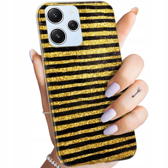 ETUI DO XIAOMI REDMI 12 WZORY ZŁOTO GOLD RICH OBUDOWA POKROWIEC CASE Xiaomi