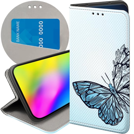 ETUI DO XIAOMI REDMI 12C / REDMI 11A / POCO C55 WZORY MOTYLE BUTTERFLY CASE Xiaomi