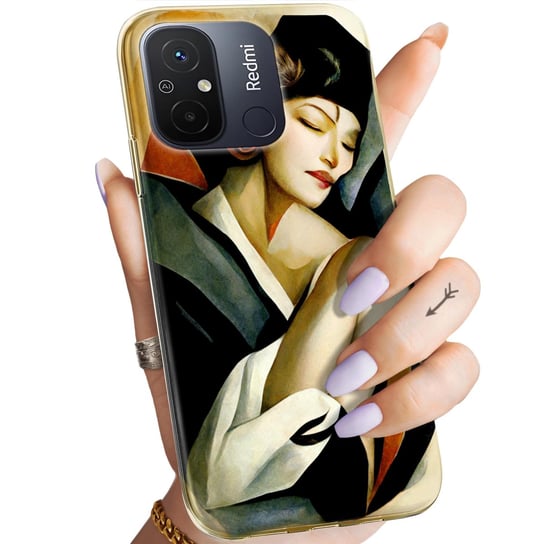 Etui Do Xiaomi Redmi 12C Wzory Art Deco Łempicka Tamara Barbier Obudowa Xiaomi