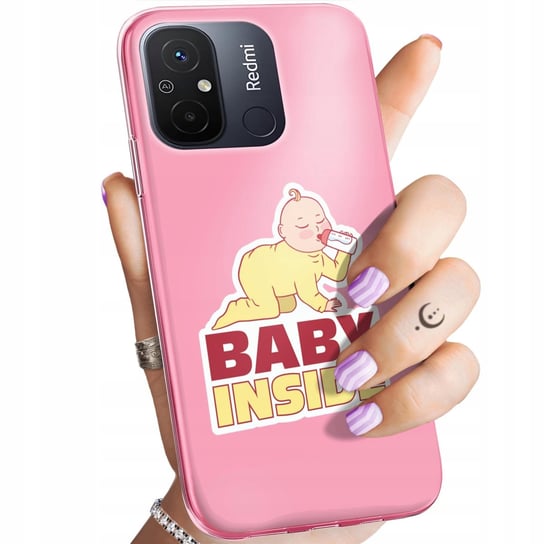 ETUI DO XIAOMI REDMI 12C WZORY CIĄŻOWE PREGNANT BABY SHOWER OBUDOWA CASE Xiaomi
