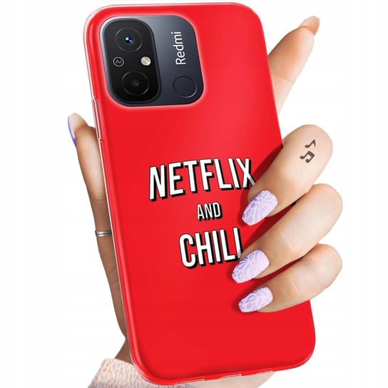 ETUI DO XIAOMI REDMI 12C WZORY NETFLIX SERIALE FILMY KINO OBUDOWA POKROWIEC Xiaomi