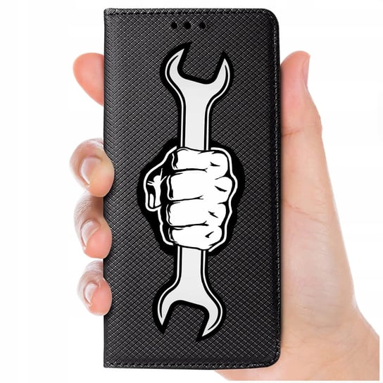 Etui do Xiaomi Redmi 13 4G MAGNET WZORY CASE PORTFEL + SZKŁO 9H Krainagsm