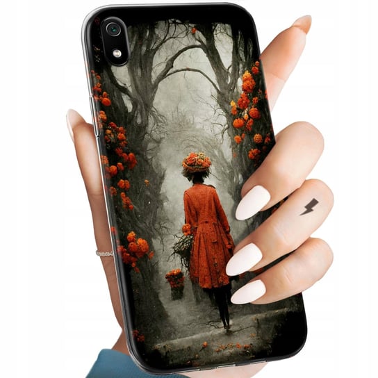 Etui Do Xiaomi Redmi 7A Wzory Jesień Liście Autumn Obudowa Pokrowiec Case Xiaomi