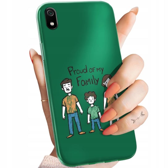 ETUI DO XIAOMI REDMI 7A WZORY RODZINA FAMILIA DOM OBUDOWA POKROWIEC CASE Xiaomi