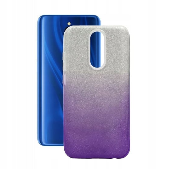 Etui Do Xiaomi Redmi 8 Jelly Case Shining Hq Srebrno-Fioletowe Obudowa Pokrowiec Case GSM-HURT