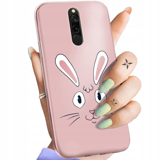 Etui Do Xiaomi Redmi 8 Wzory Królik Zając Bunny Obudowa Pokrowiec Case Xiaomi