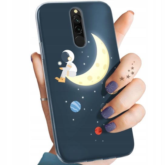 Etui Do Xiaomi Redmi 8 Wzory Księżyc Gwiazdy Kosmos Planety Obudowa Case Xiaomi
