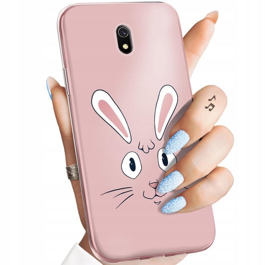 Etui Do Xiaomi Redmi 8A Wzory Królik Zając Bunny Obudowa Pokrowiec Case Xiaomi