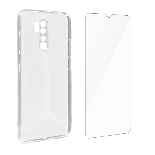 Etui do Xiaomi Redmi 9 Silikonowe Miękkie szkło hartowane 9H bezbarwne Avizar