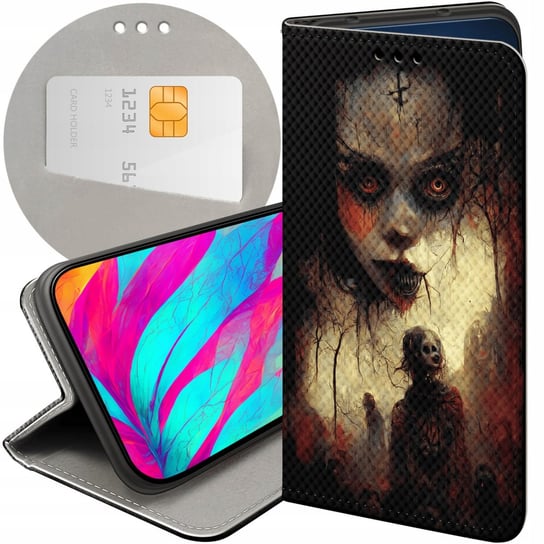 Etui Do Xiaomi Redmi 9 Wzory Halloween Zombie Dynie Czaszki Czarownice Case Xiaomi